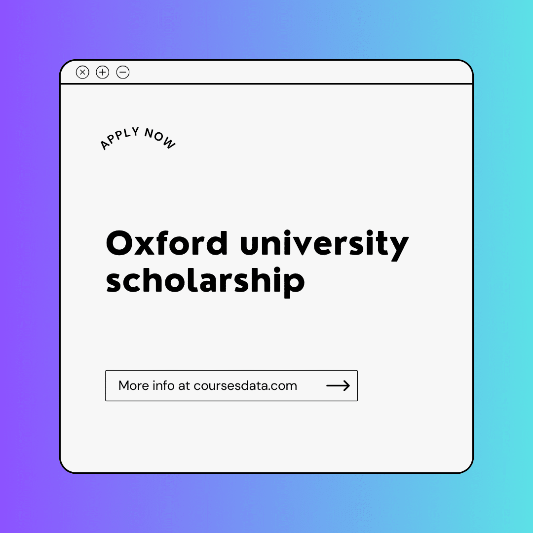 Oxford university scholarship