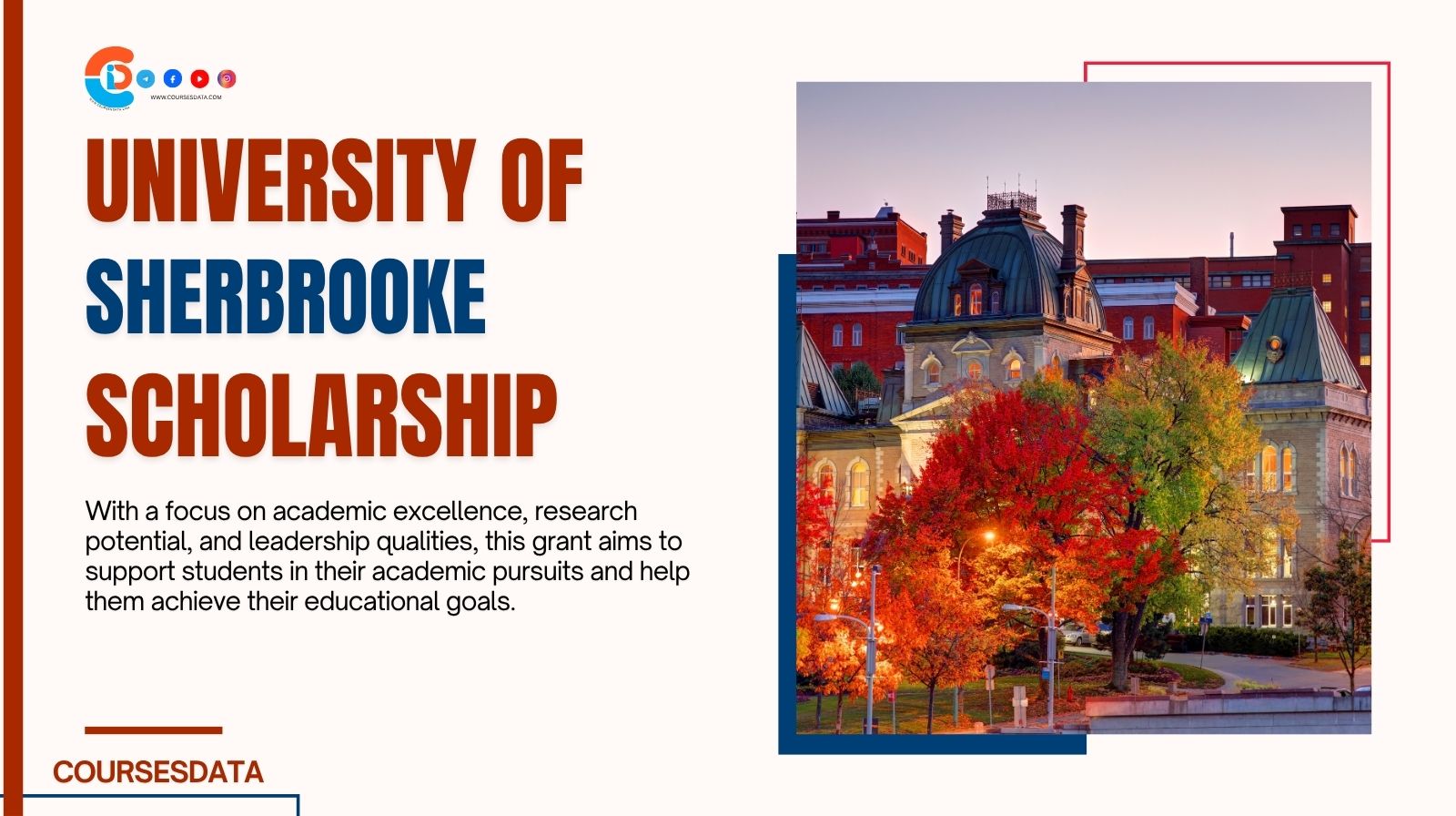 Sherbrooke University Scholarship