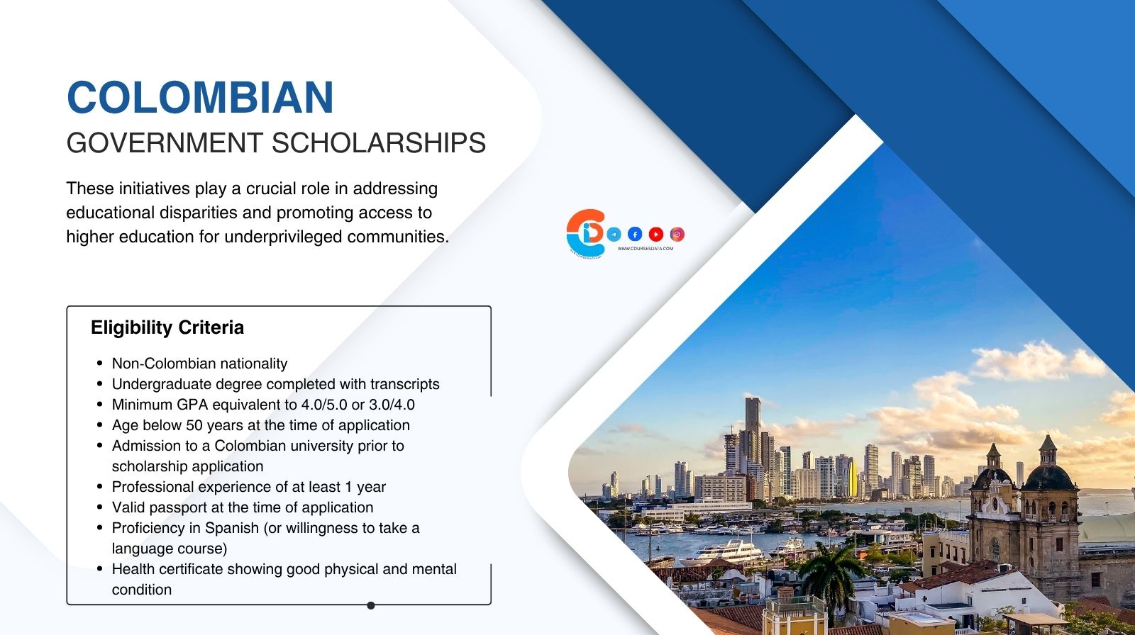 Colombian Government Scholarship