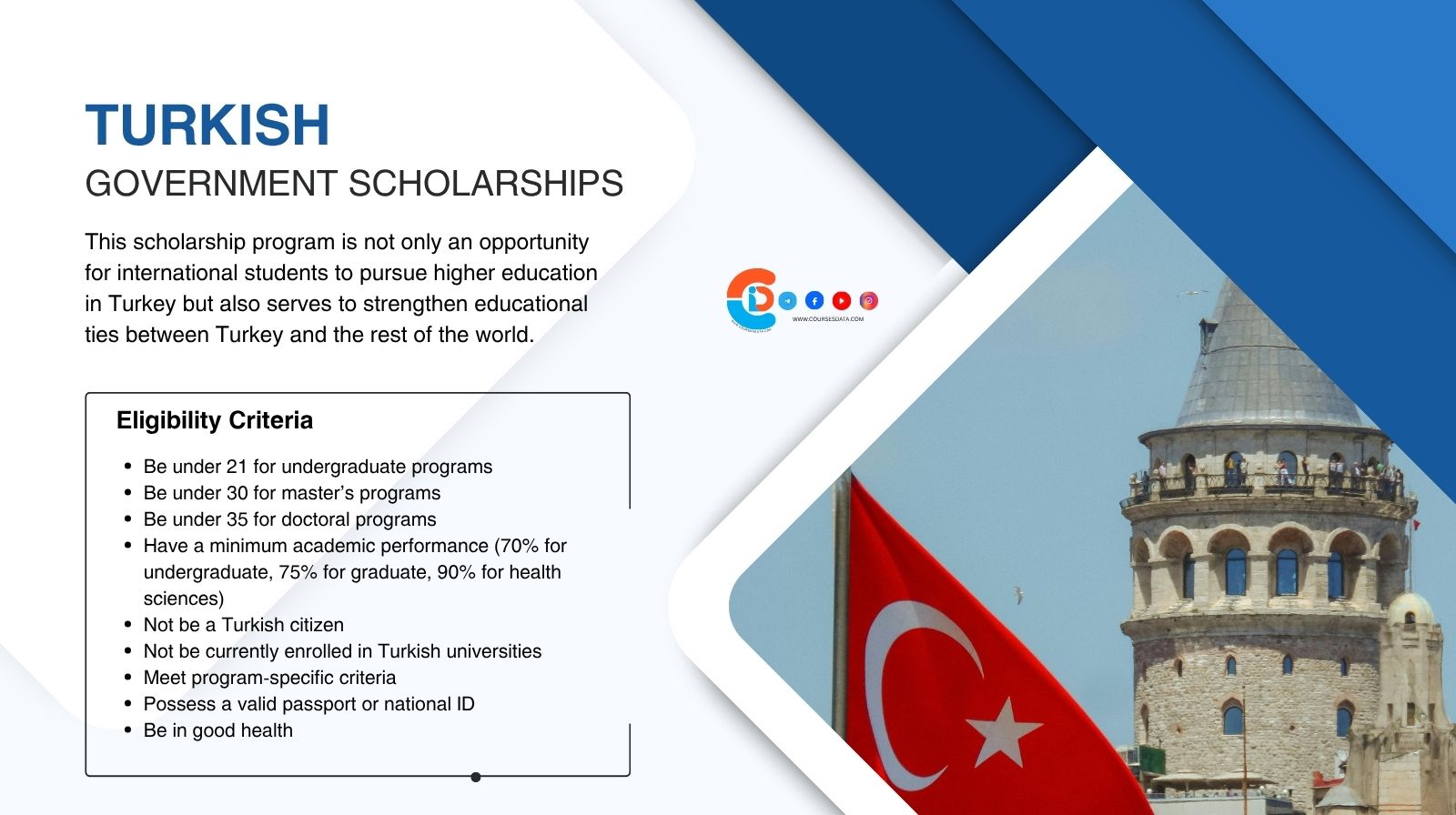 Turkish Government Scholarship in Turkey