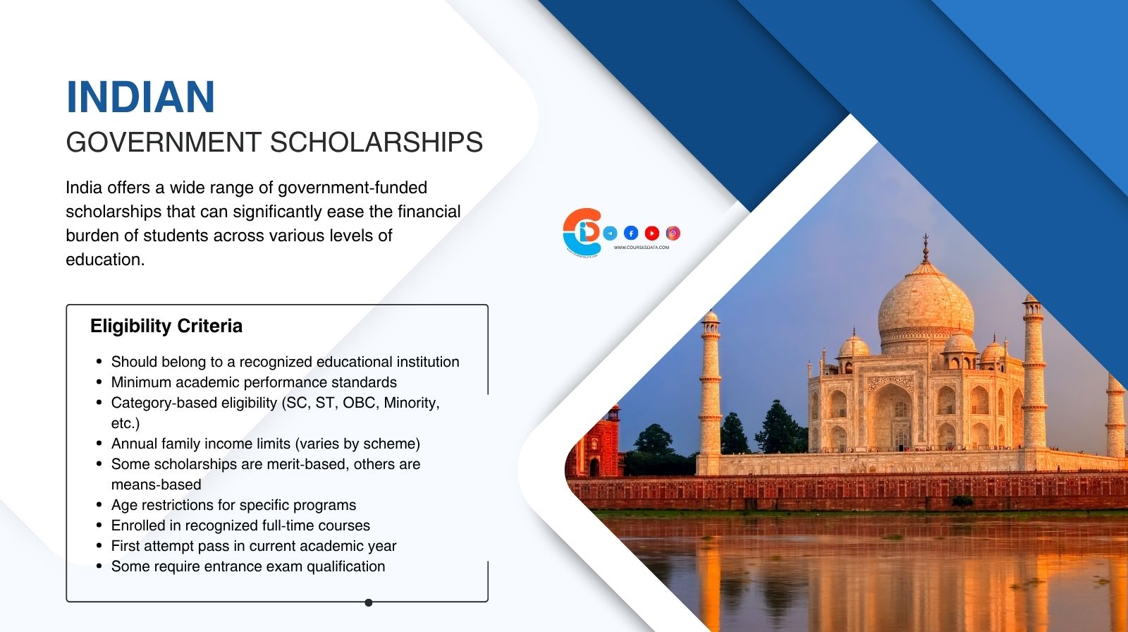 Indian Government Scholarship