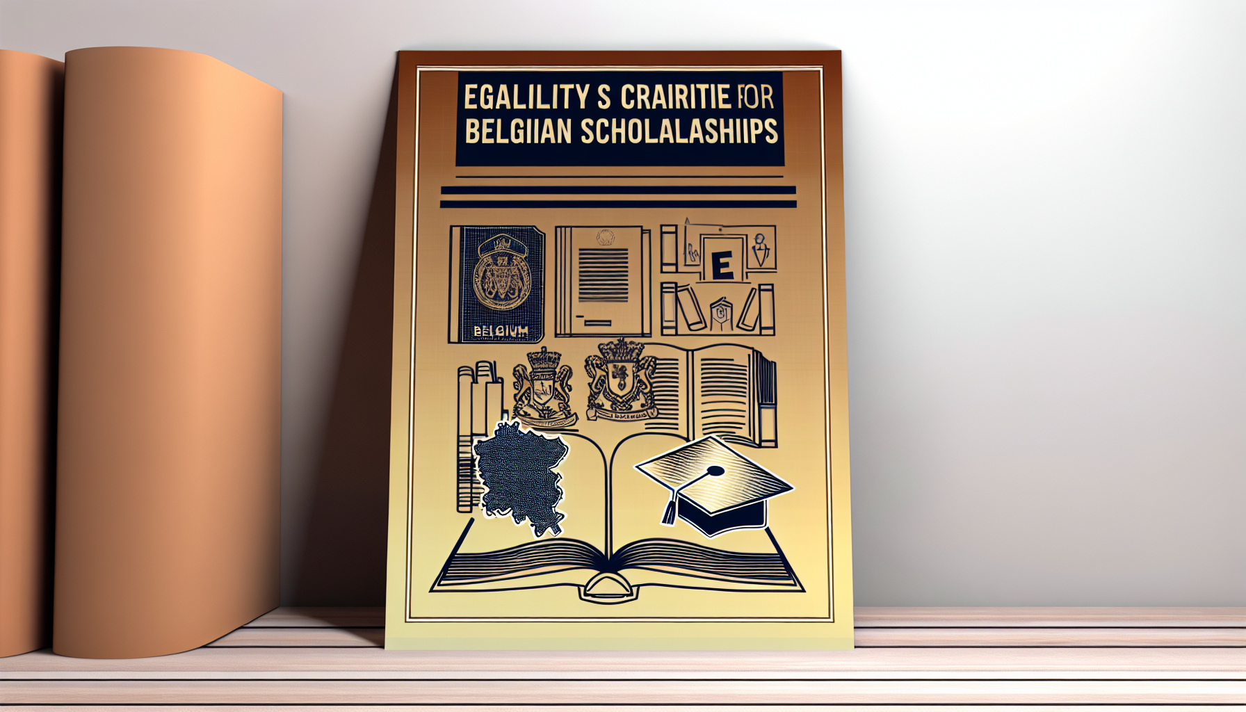 Belgian scholarships informational poster.