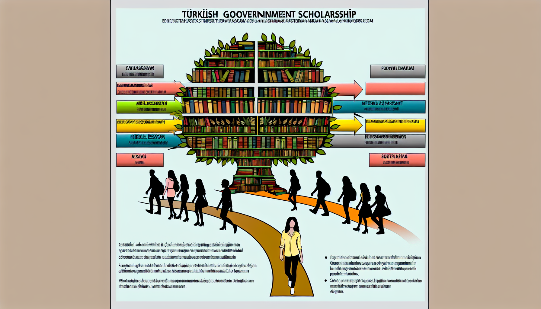 Turkish Government Scholarship infographic.