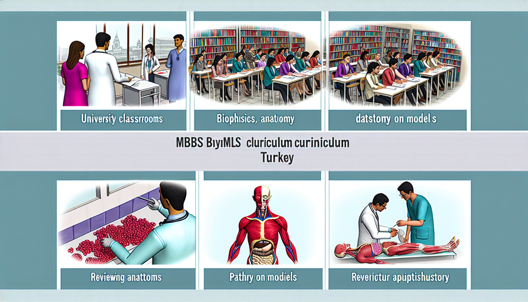 Medical education curriculum in Turkey.