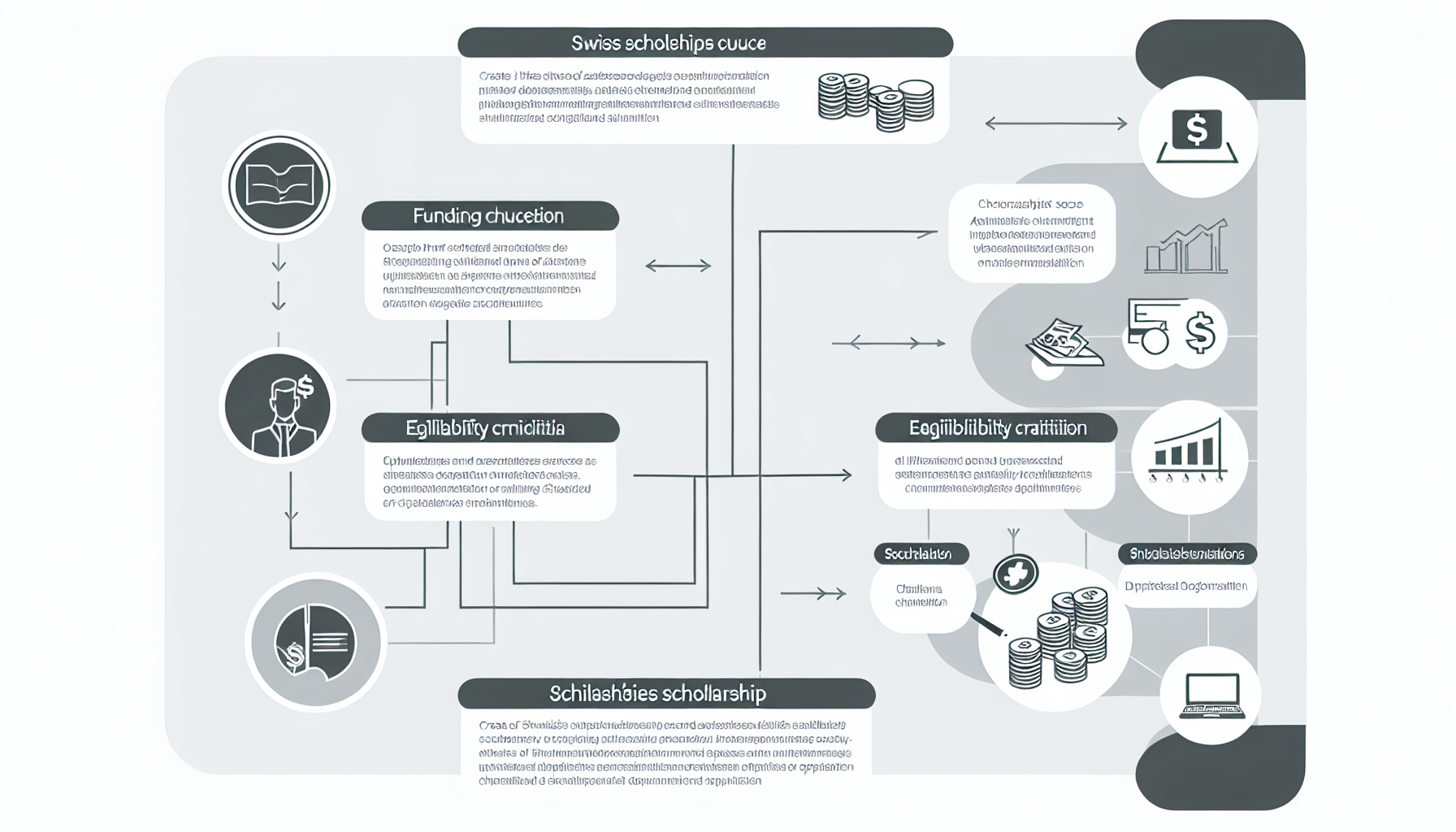 Swiss scholarship eligibility infographic.