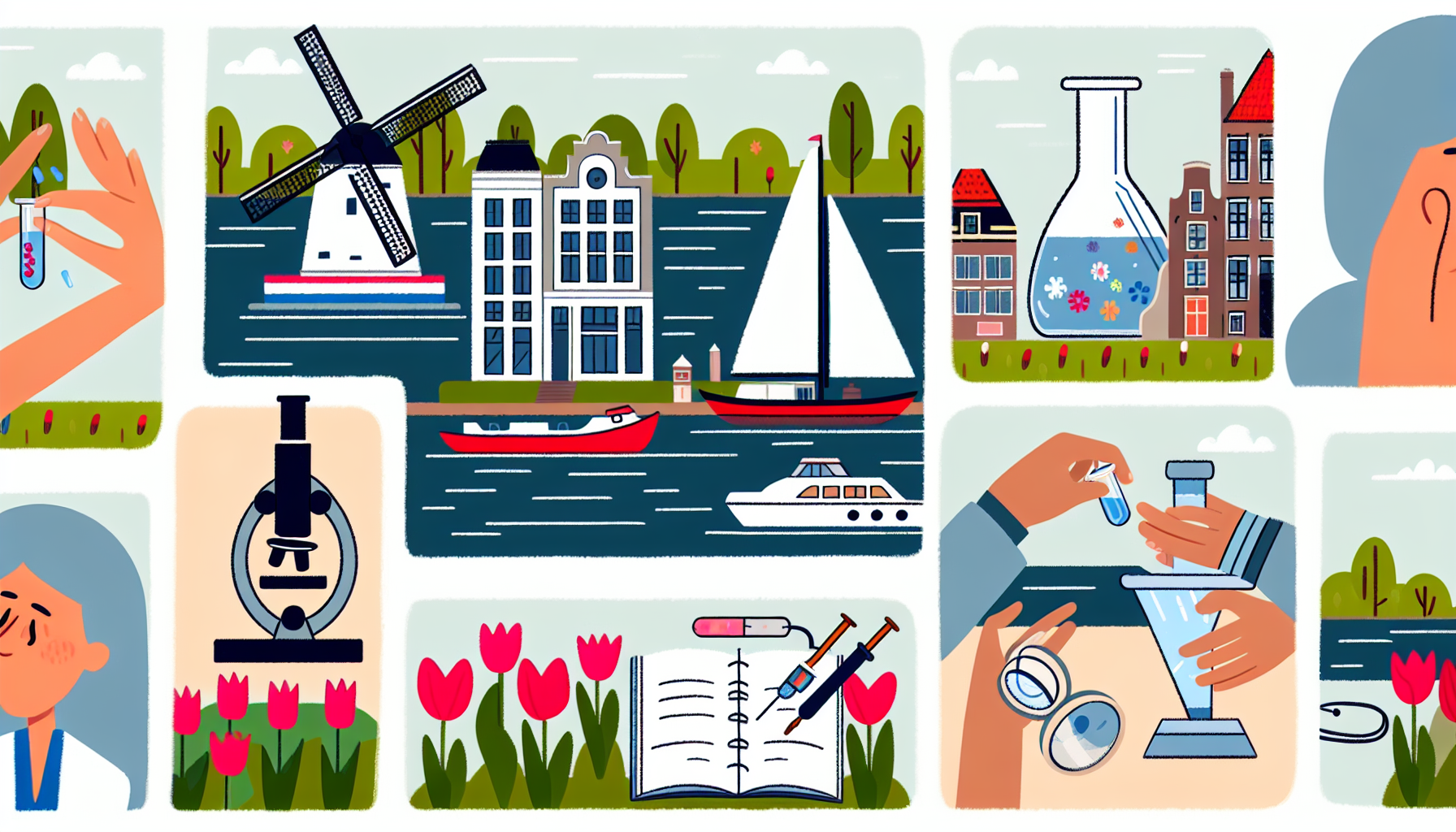 Science themes with Dutch landscapes.