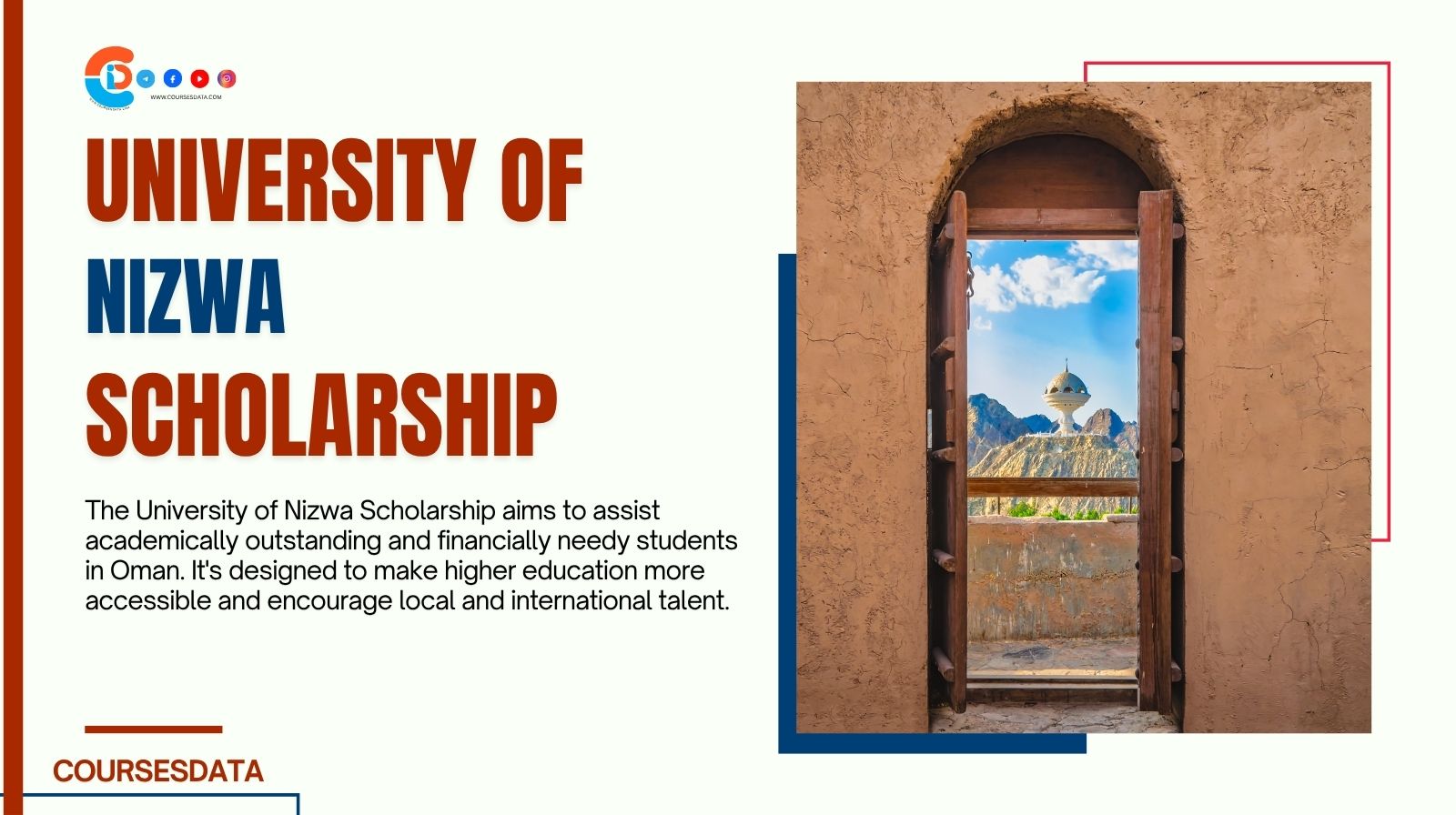 University of Nizwa Scholarship