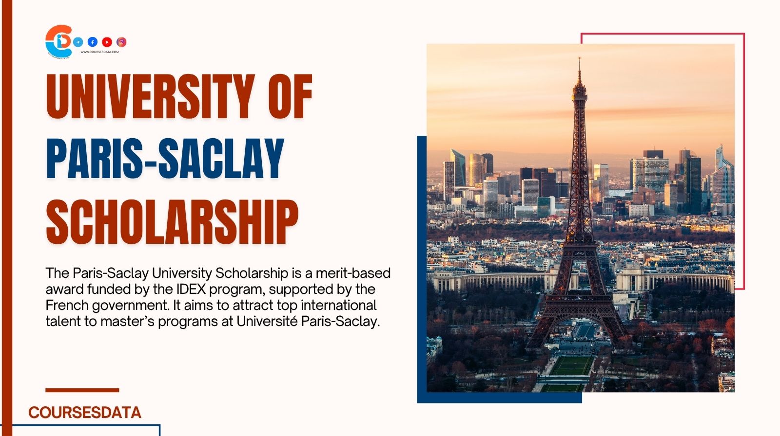 Paris-Saclay University Scholarship