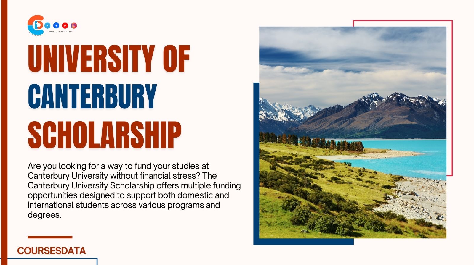 Canterbury University Scholarship