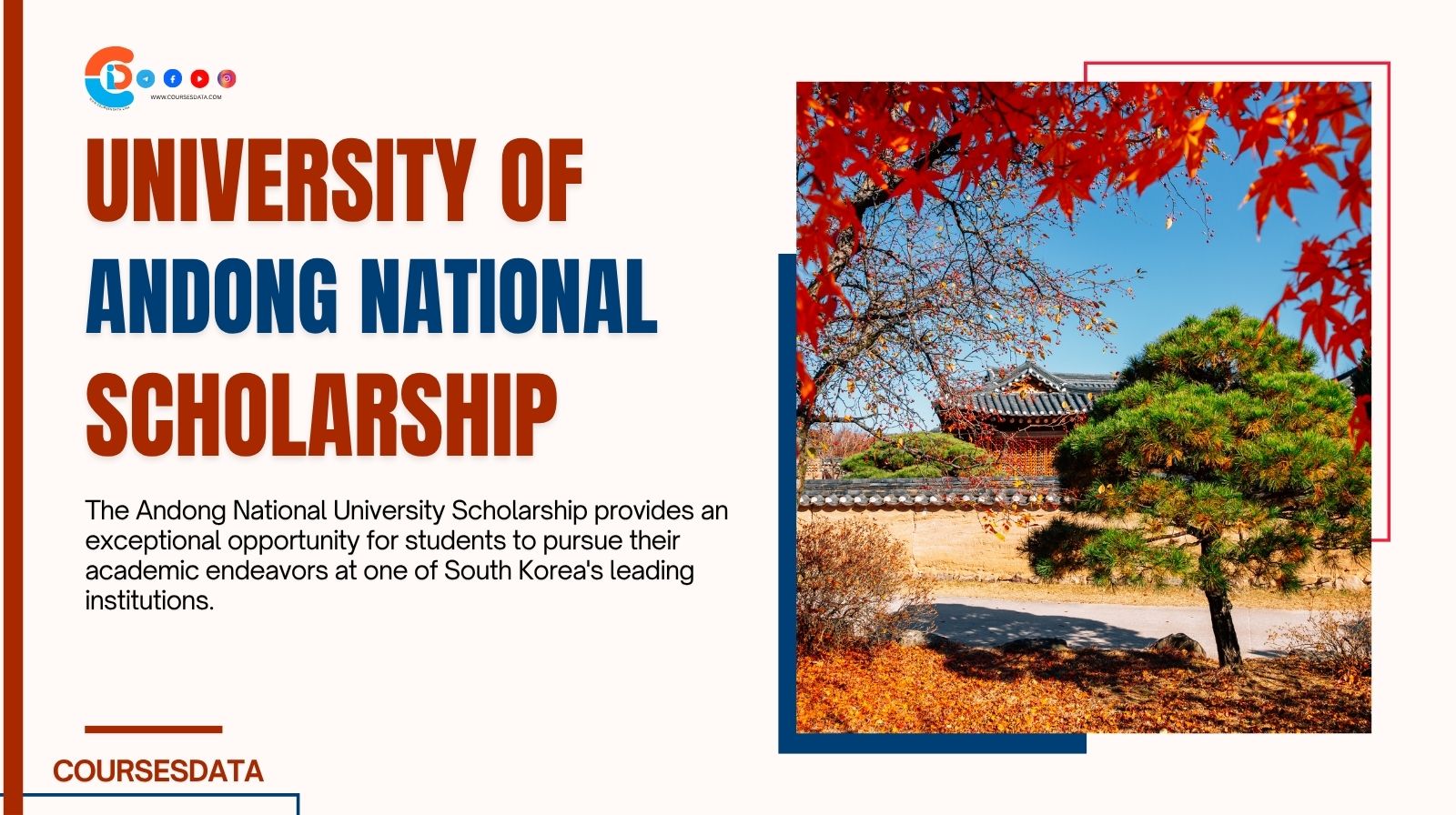 Andong National University Scholarship