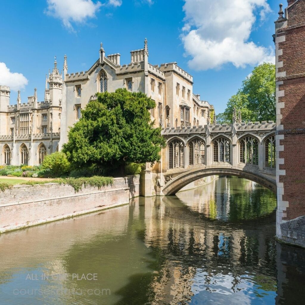 Historic architecture by serene canal.