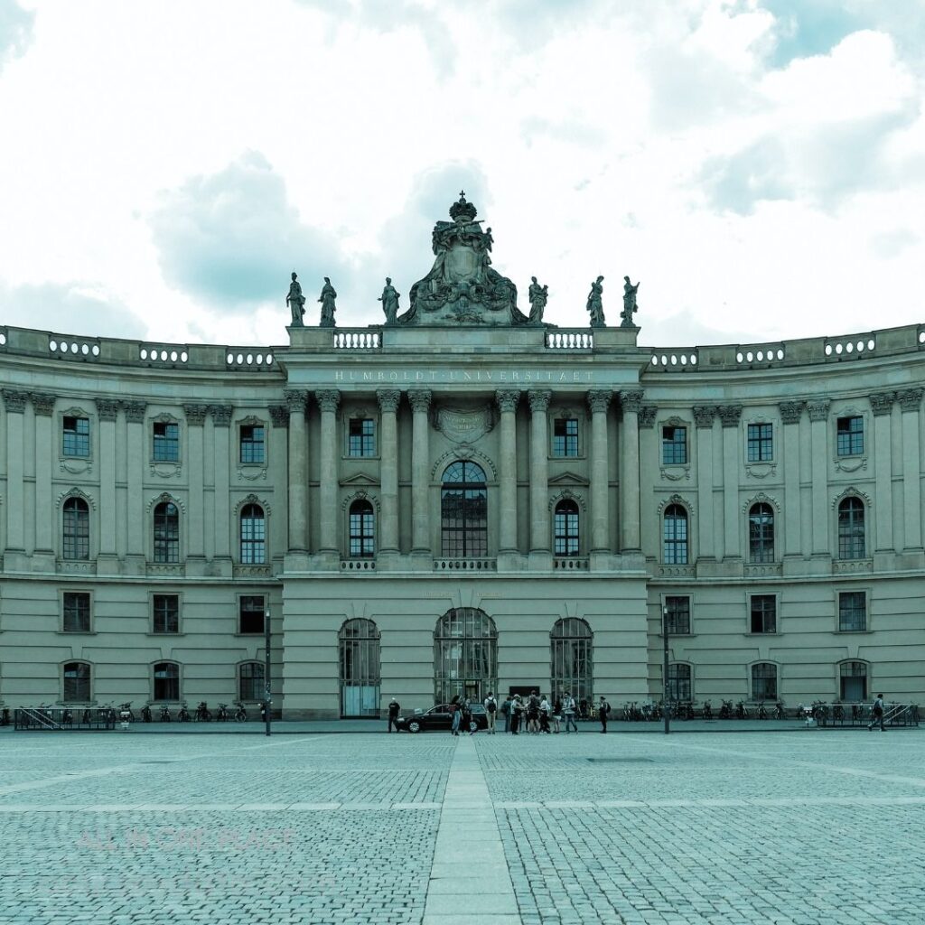 Humboldt University architectural facade.