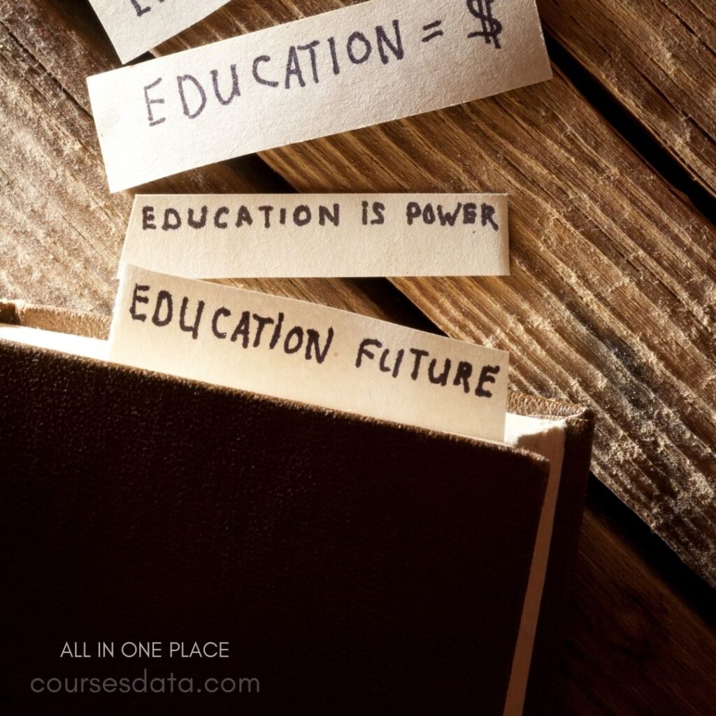 Notes about education and future.