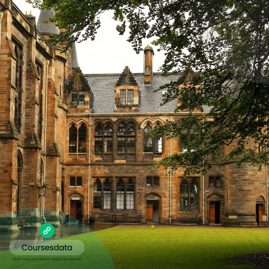 Historic university building exterior.