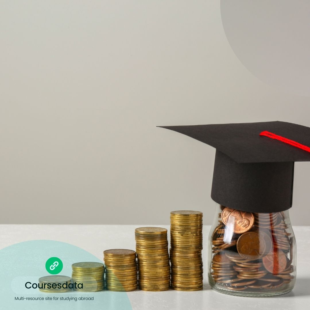 Graduation cap on coin jar.