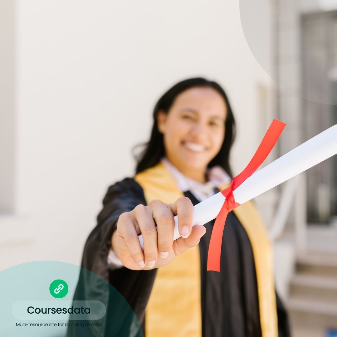 Graduation cap and diploma celebration.