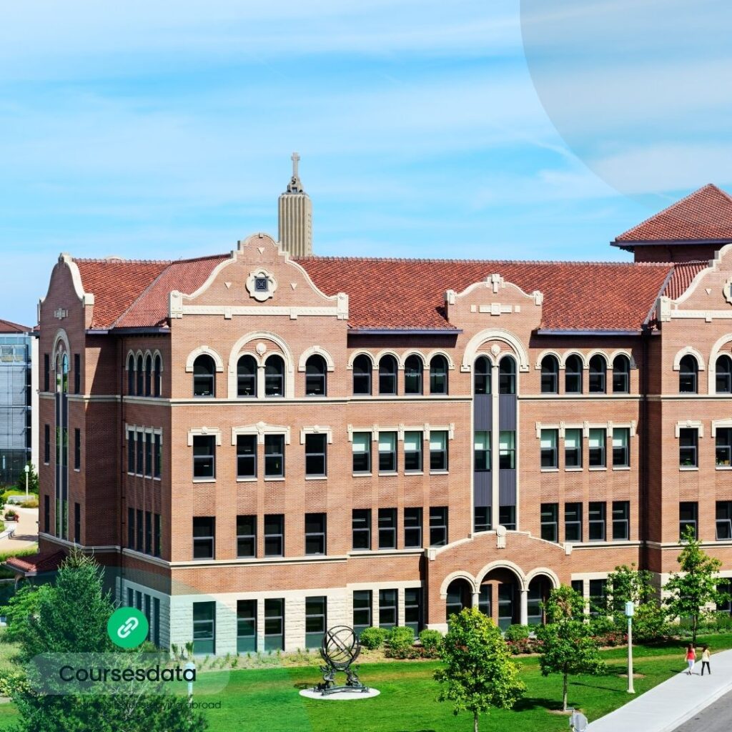 Historic brick school building exterior.