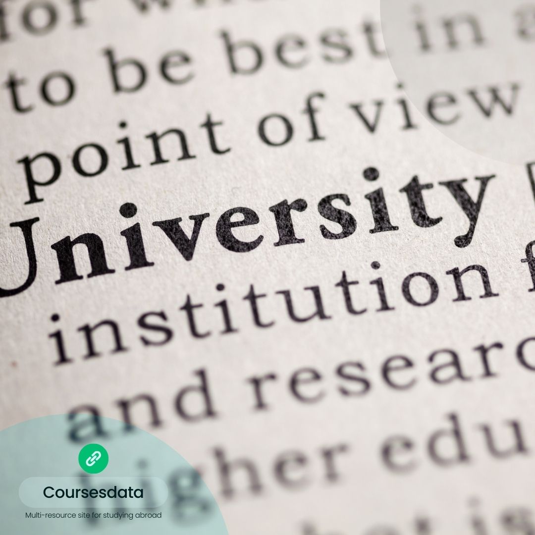 Close-up of "University" text.