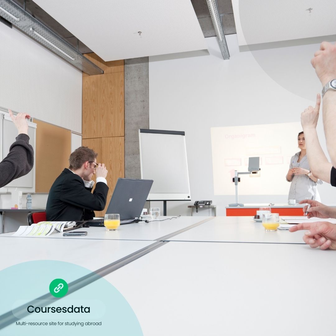 Meeting participants engaging in discussion.