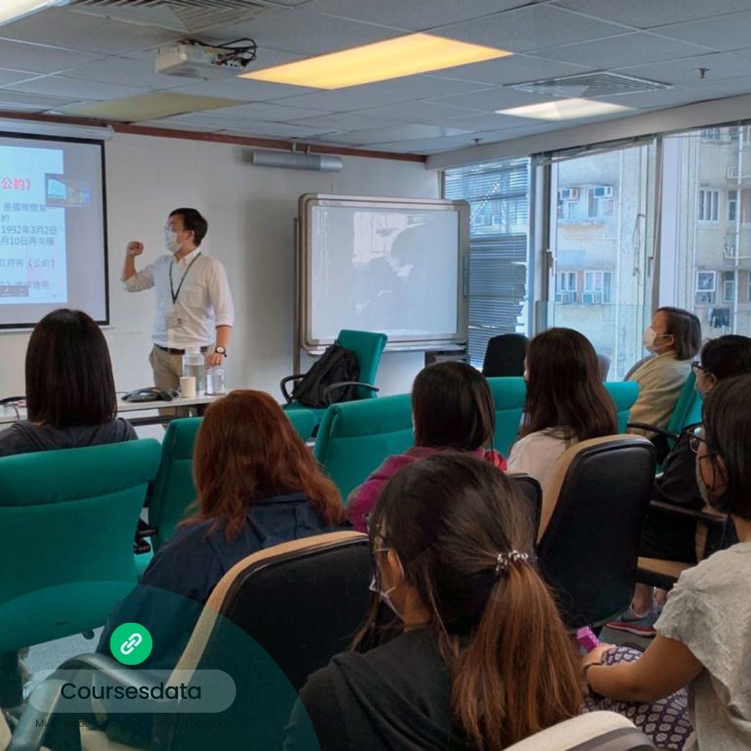 Presentation in a classroom setting.