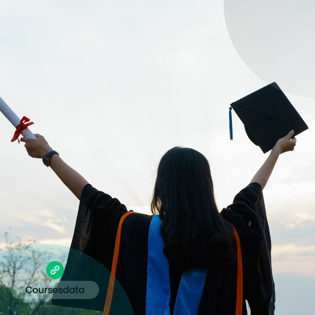 Graduation celebration at sunset.