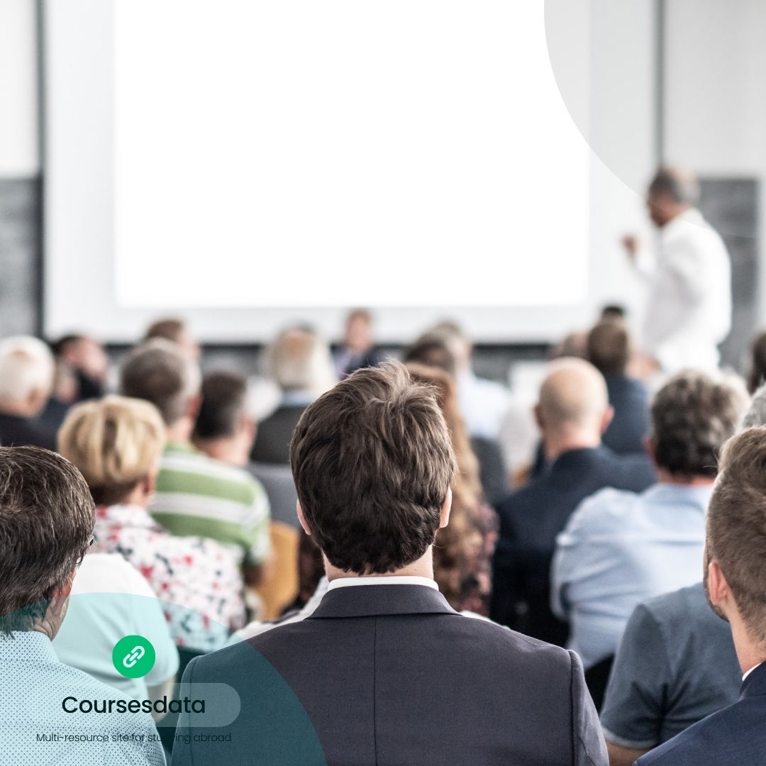Audience at a presentation event.
