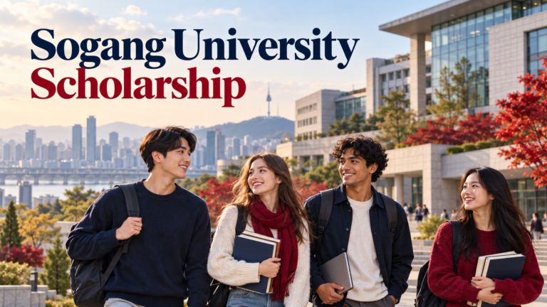 International students in Seoul for the Sogang University Scholarship