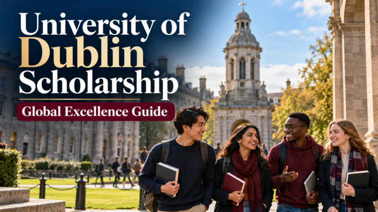 International students at Trinity College Dublin for the University of Dublin Scholarship