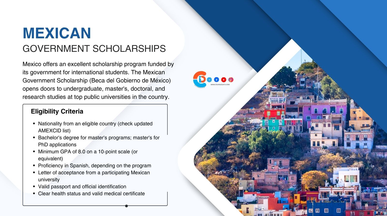 Mexican Government Scholarship