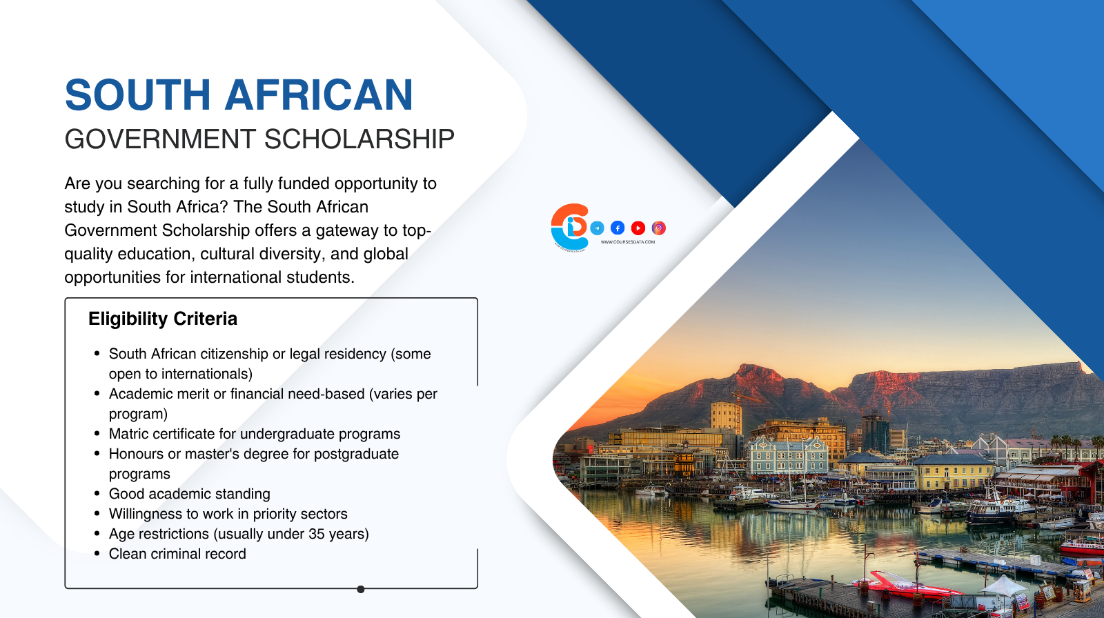 South African Government Scholarship