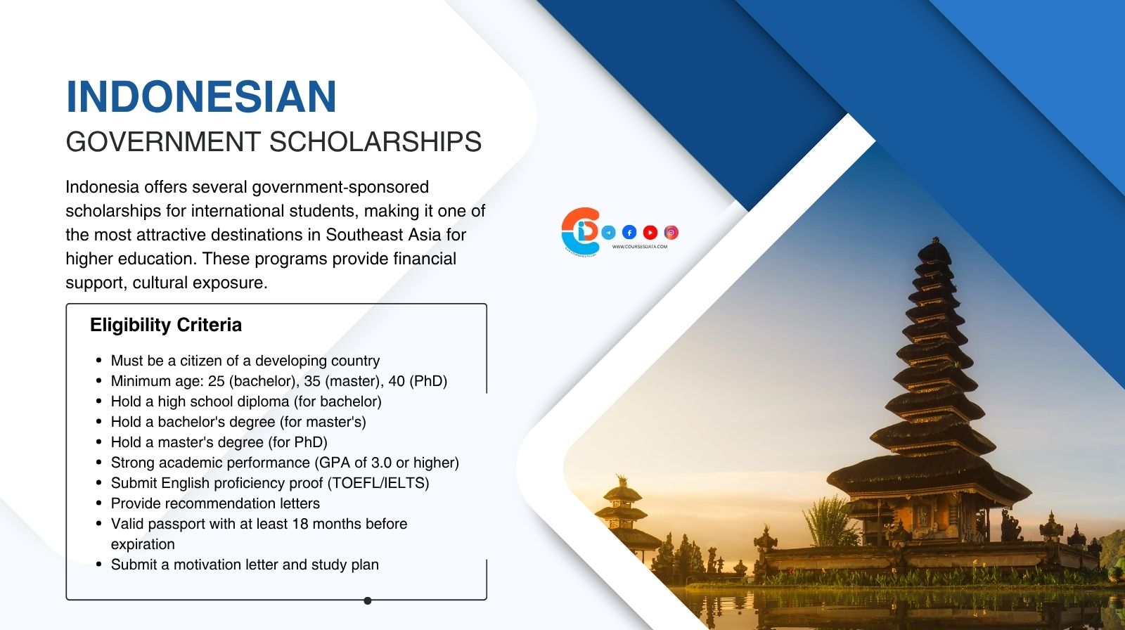 Indonesian Government Scholarship