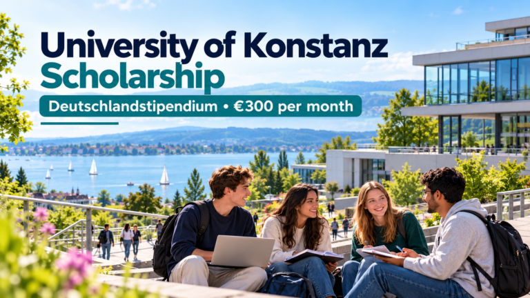 University of Konstanz Deutschlandstipendium scholarship featured illustration