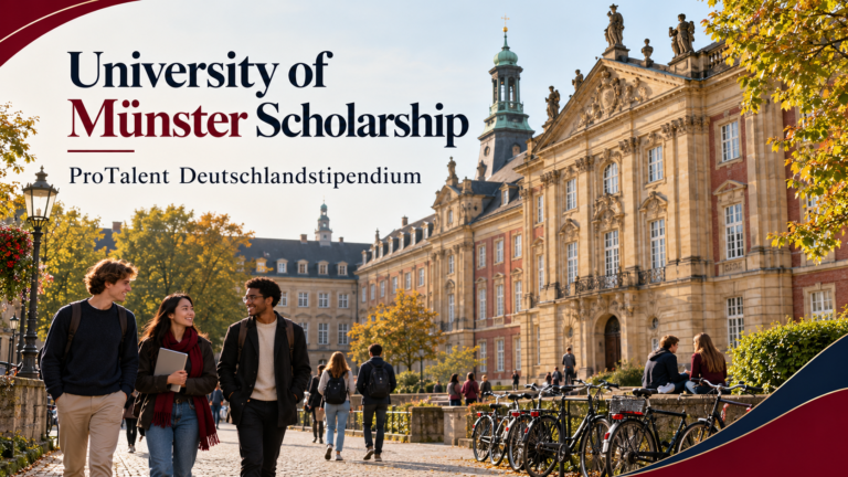 University of Münster Scholarship ProTalent Deutschlandstipendium featured image