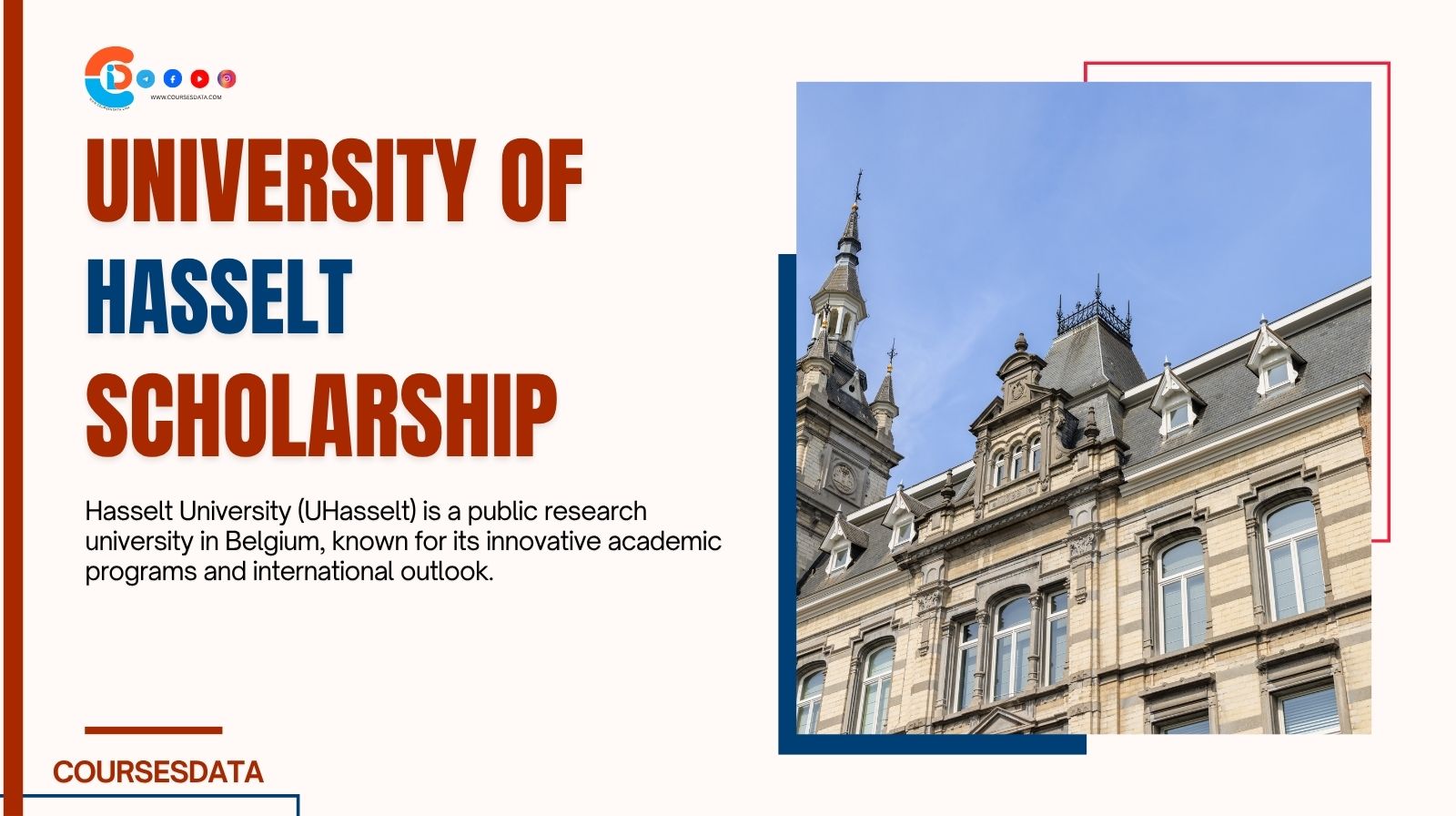 Hasselt University Scholarship