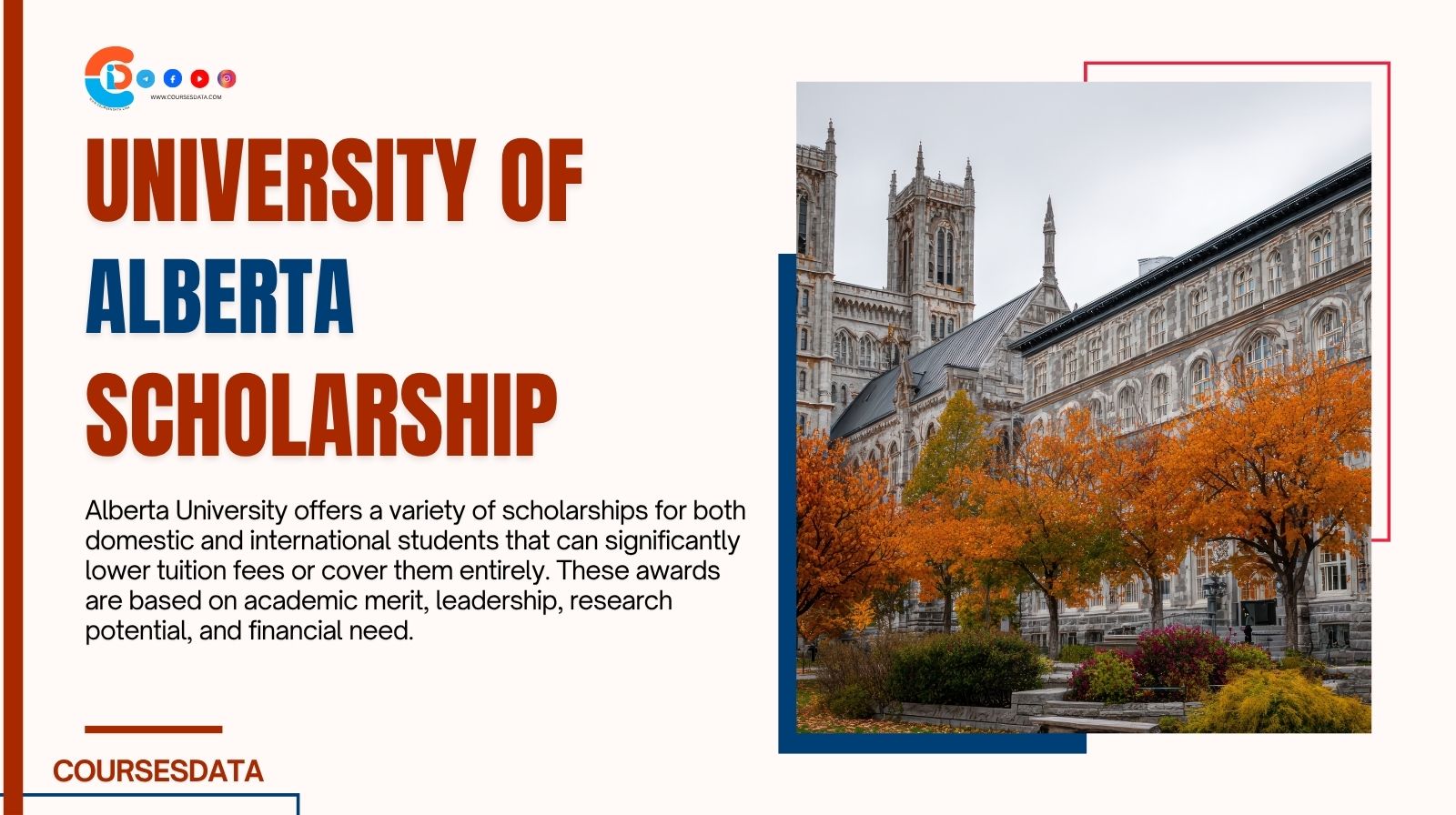 Alberta University Scholarship