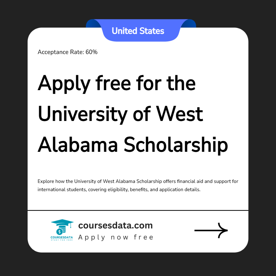 Apply free for the University of West Alabama Scholarship