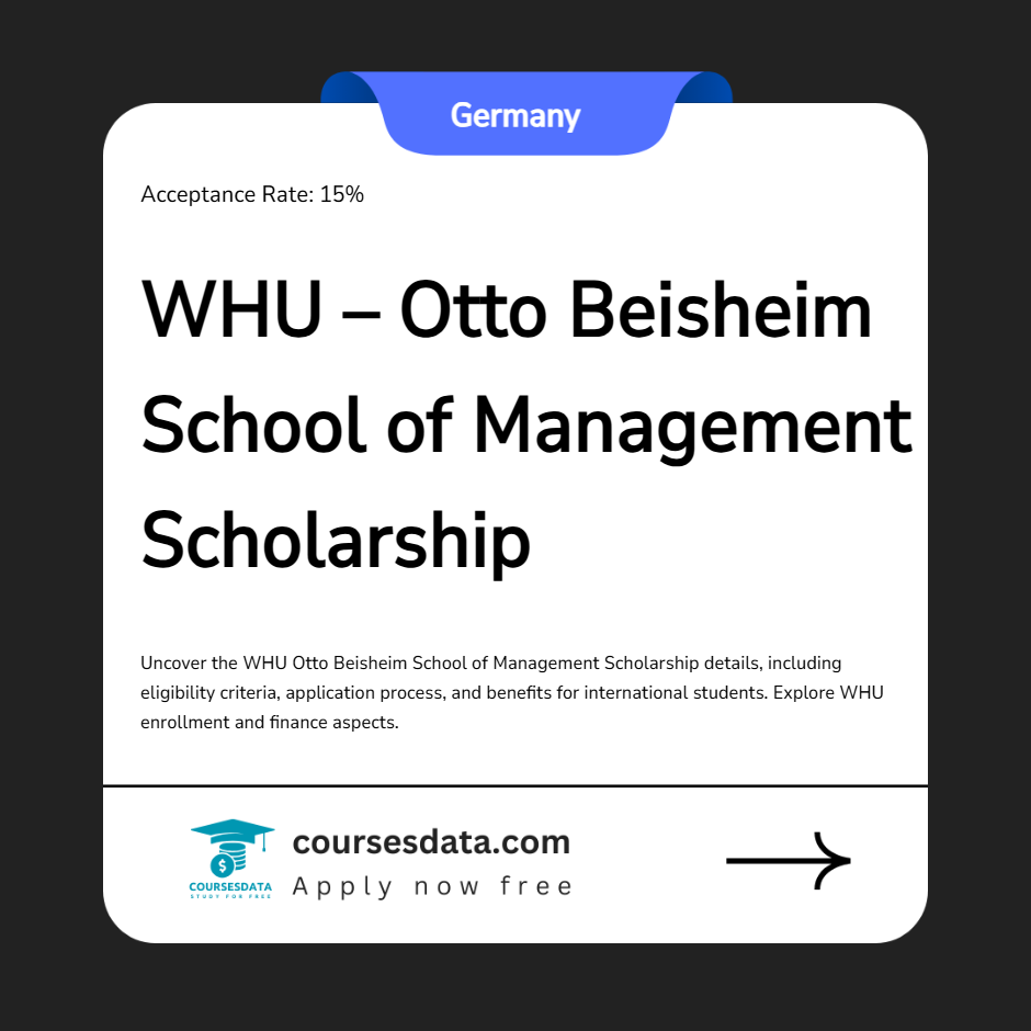 WHU – Otto Beisheim School of Management Scholarship