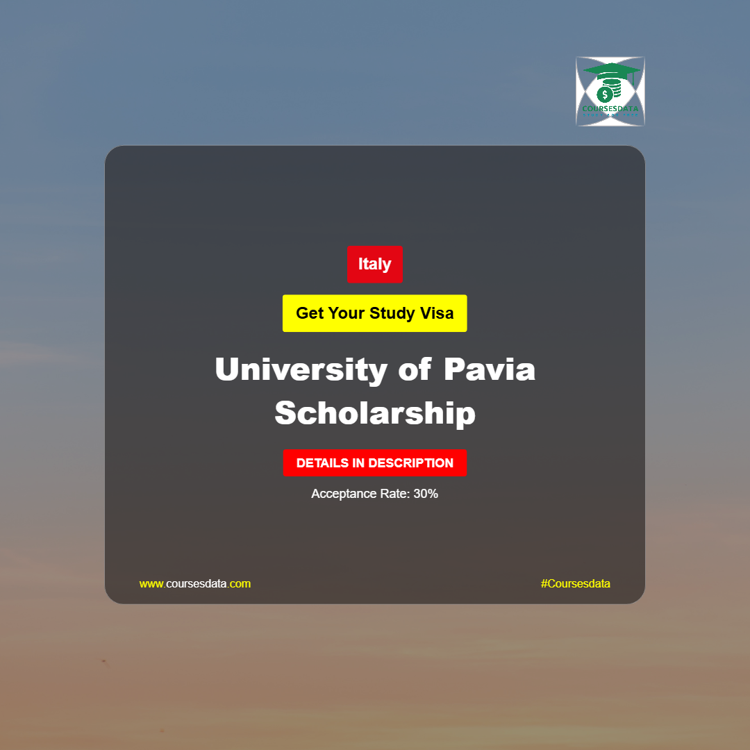 University of Pavia Scholarship
