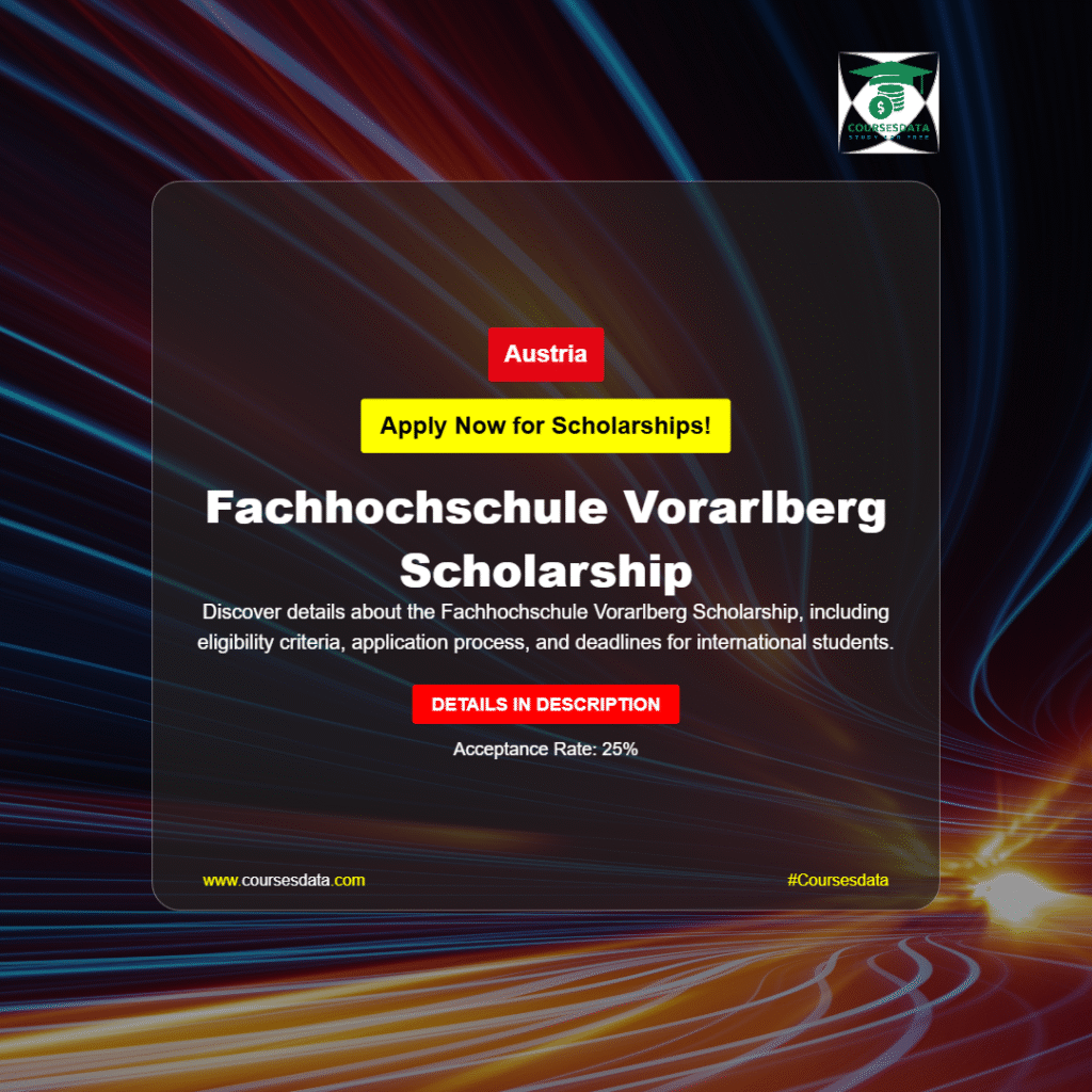 Fachhochschule Vorarlberg Scholarship