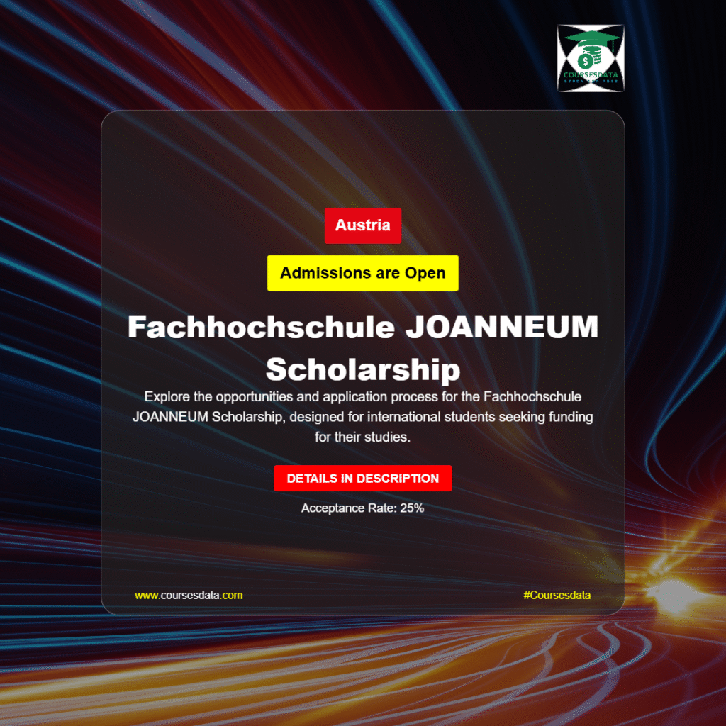 Fachhochschule JOANNEUM Scholarship