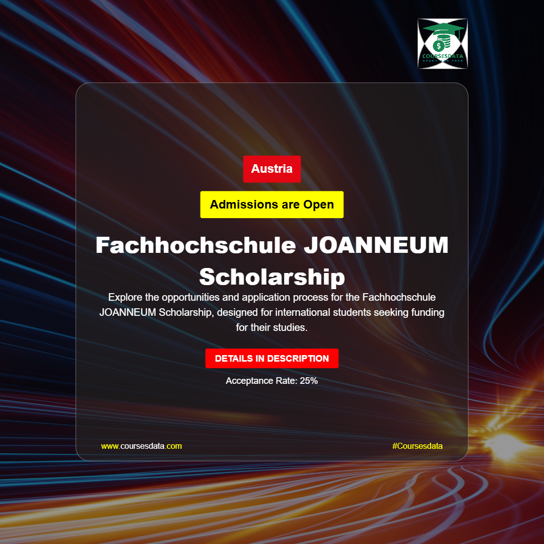 Fachhochschule JOANNEUM Scholarship
