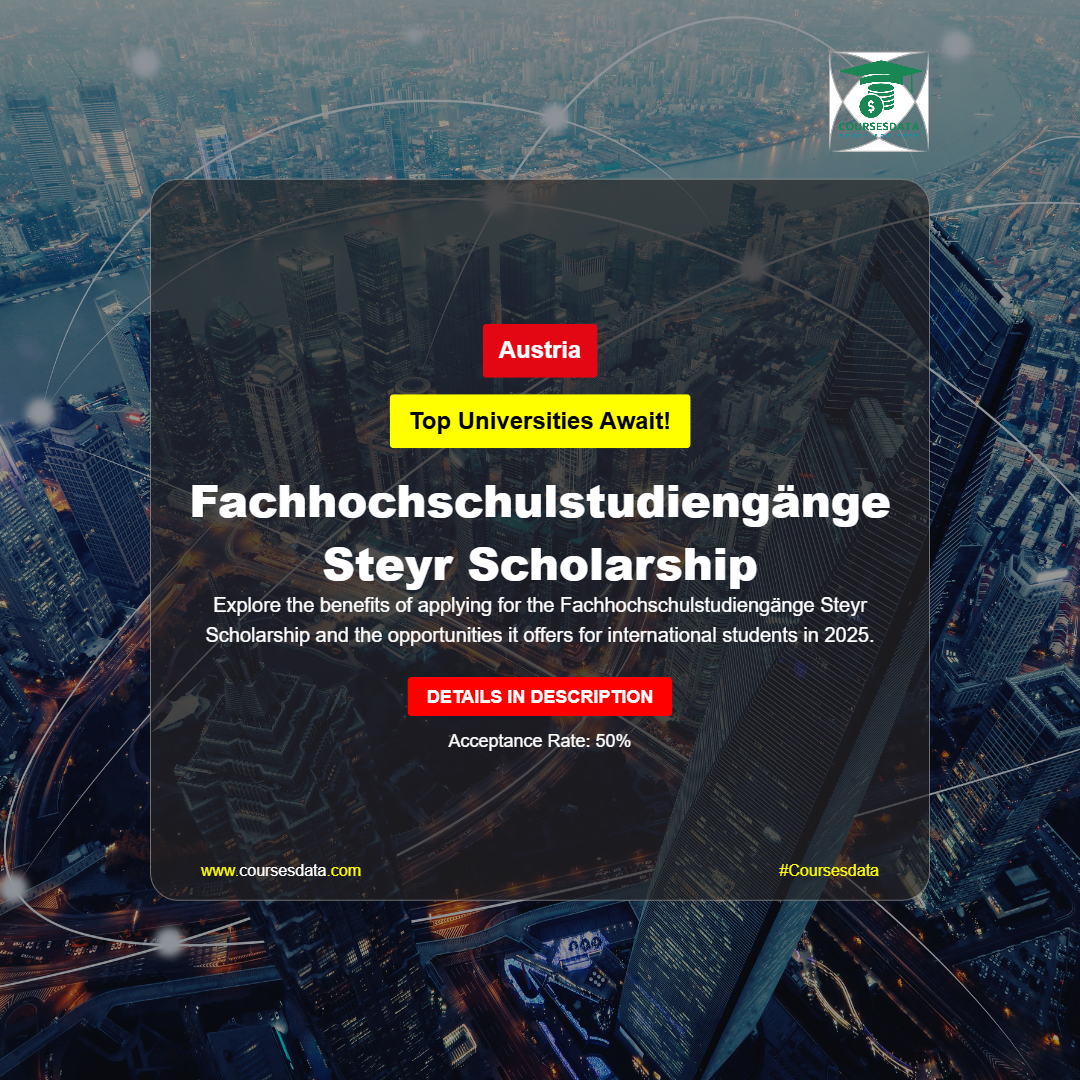 Fachhochschulstudiengänge Steyr Scholarship