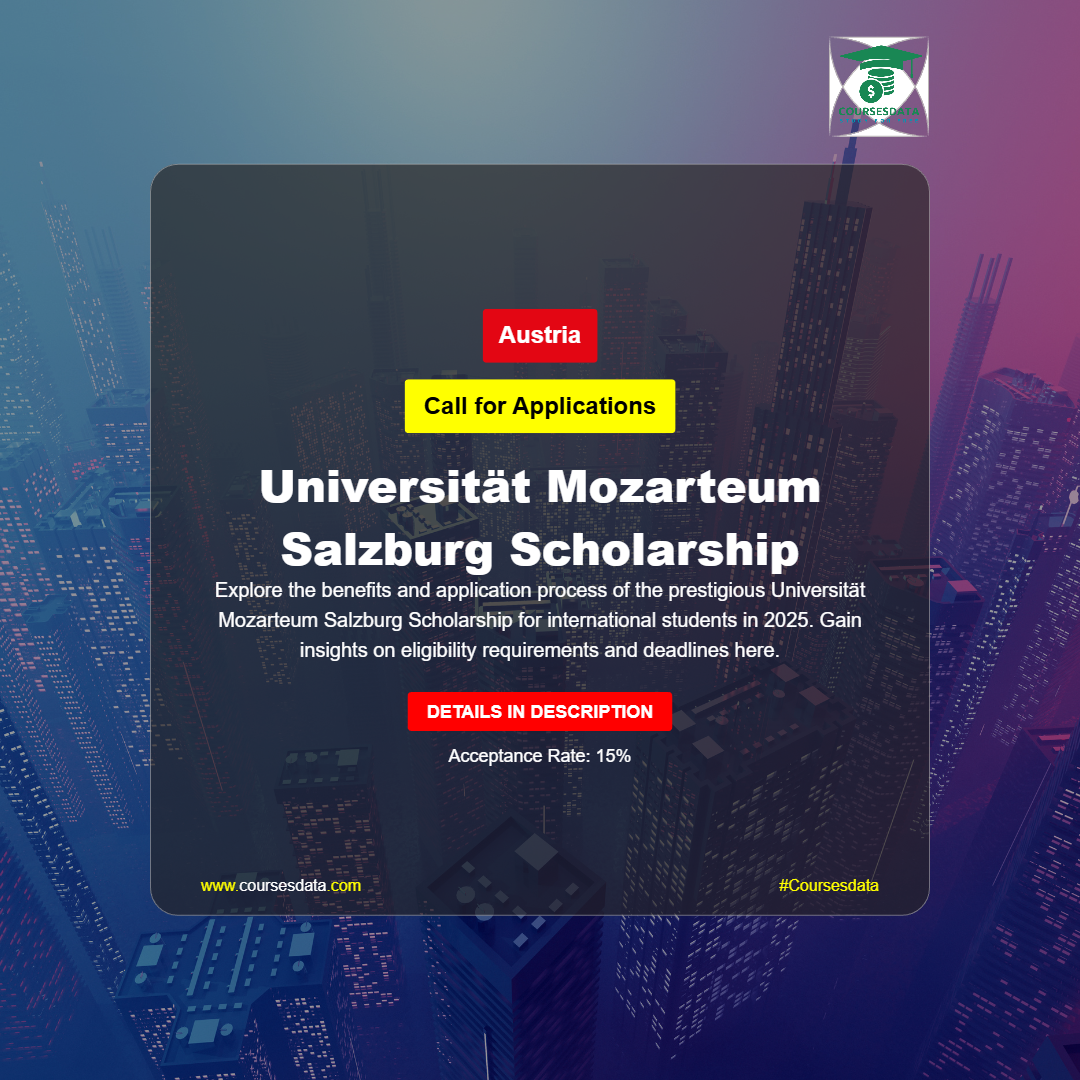 Universität Mozarteum Salzburg Scholarship