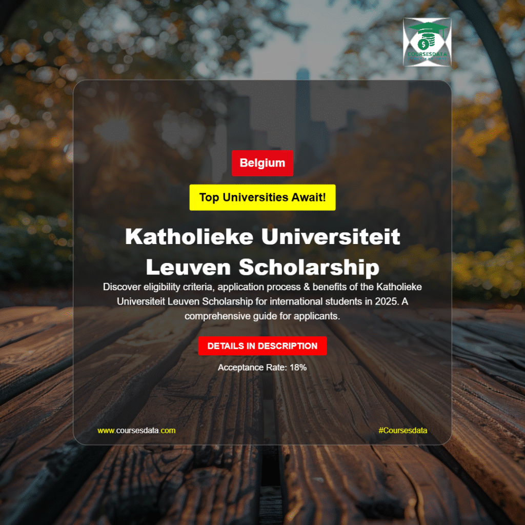Katholieke Universiteit Leuven Scholarship