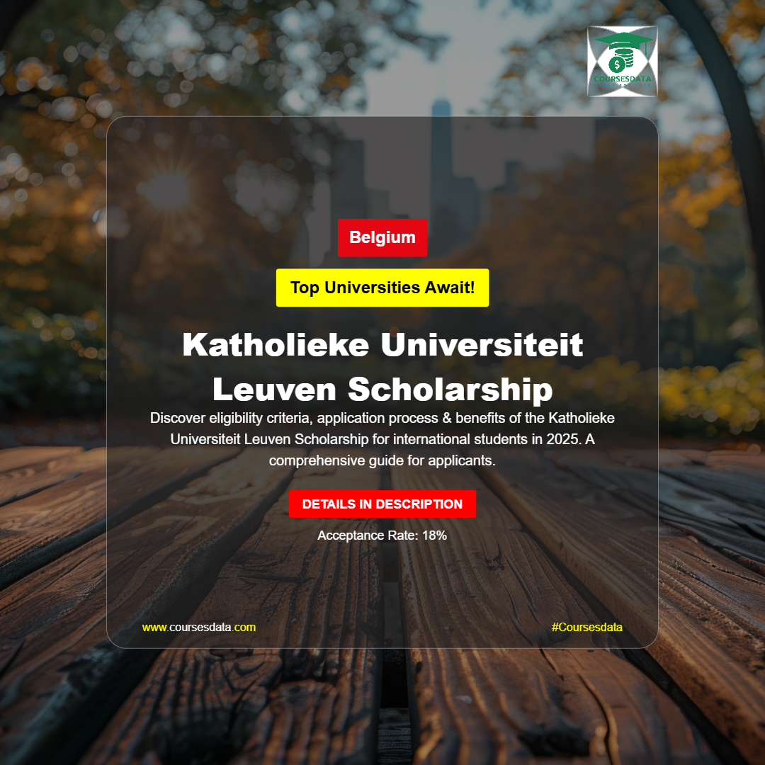Katholieke Universiteit Leuven Scholarship