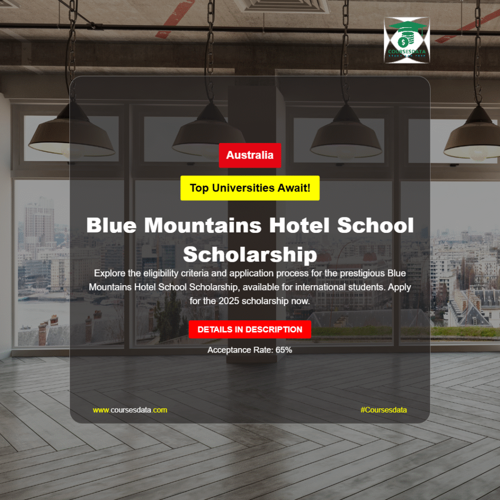 Blue Mountains Hotel School Scholarship