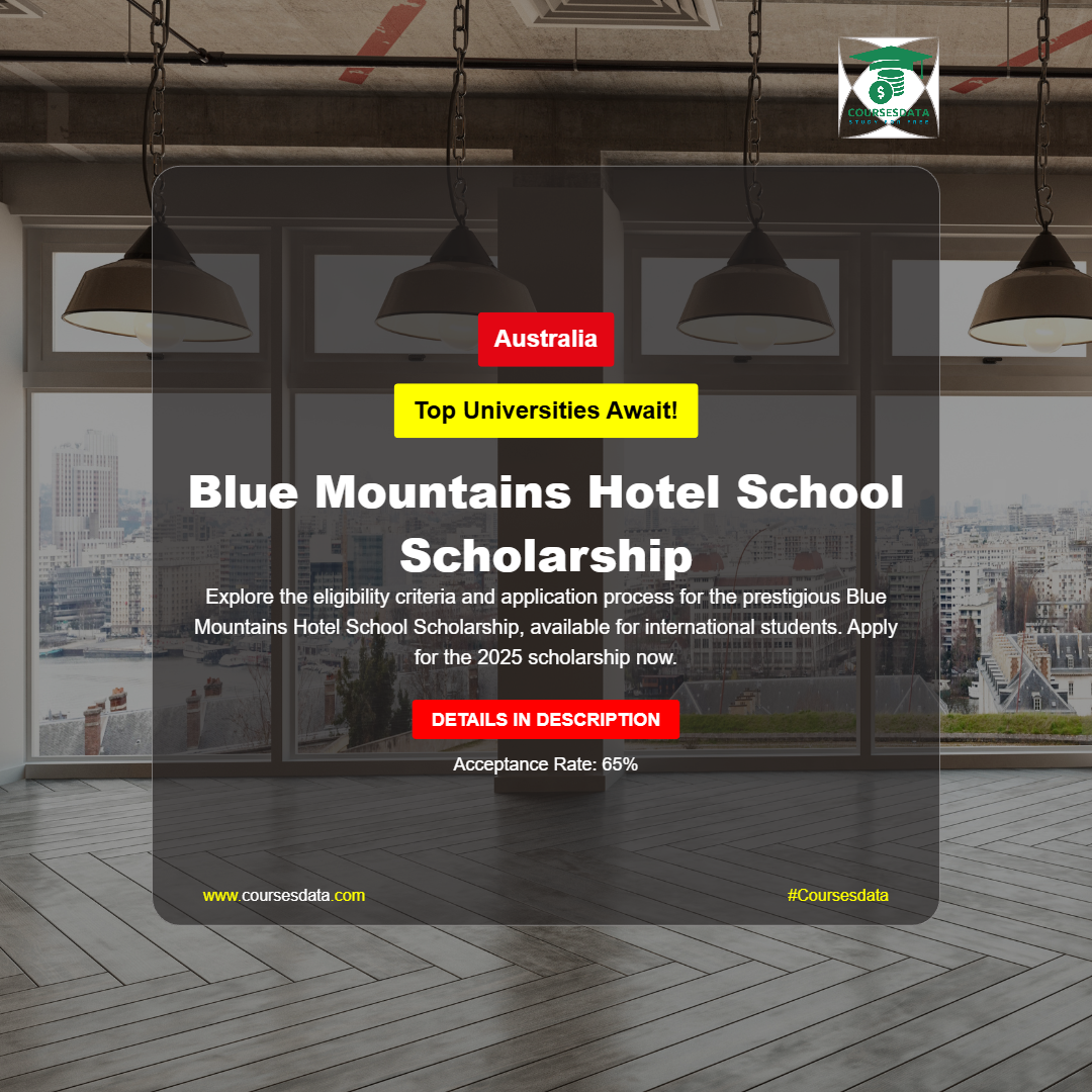 Blue Mountains Hotel School Scholarship