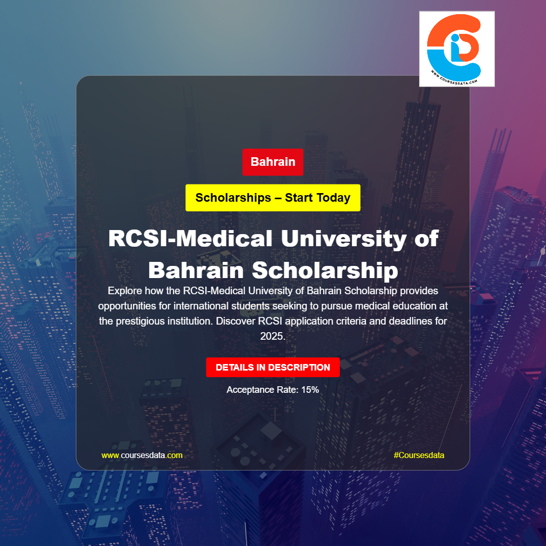 RCSI-Medical University of Bahrain Scholarship