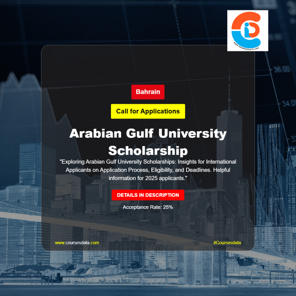 Arabian Gulf University Scholarship