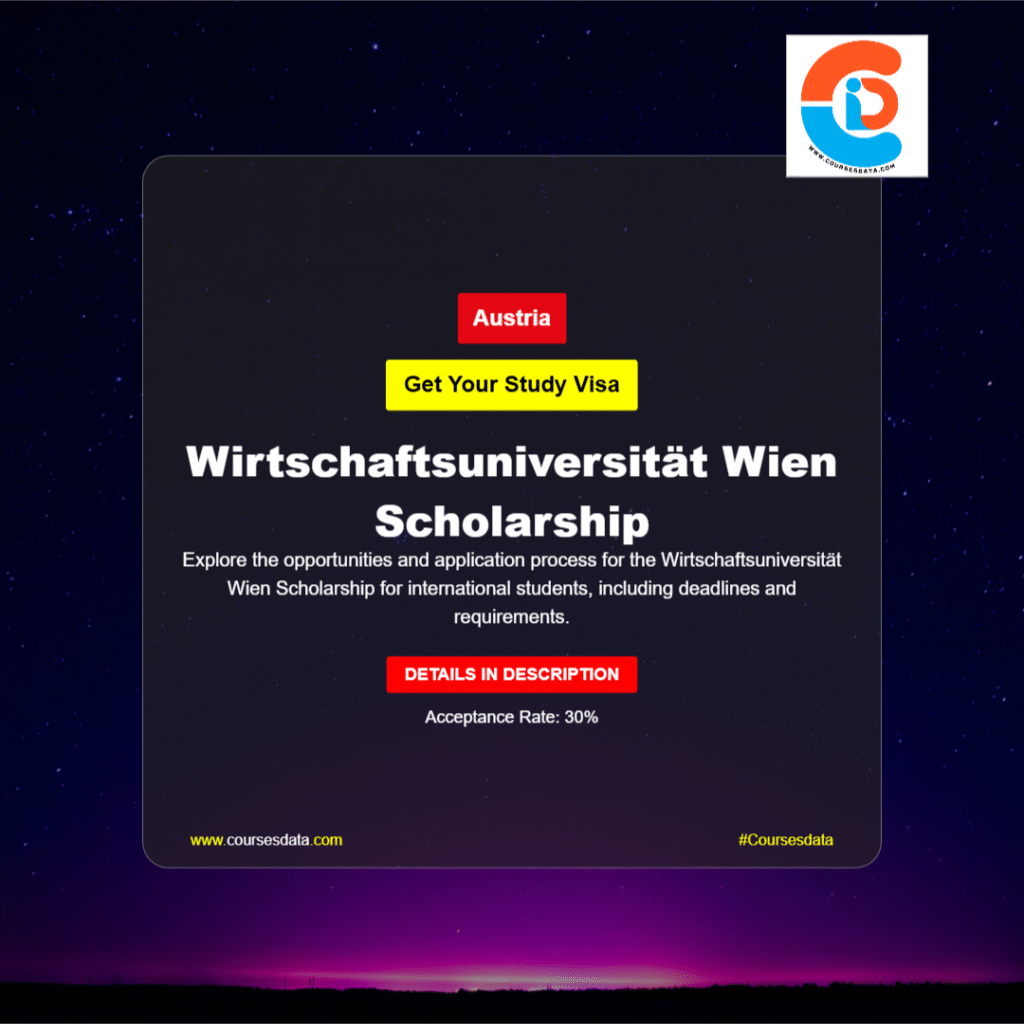 Wirtschaftsuniversität Wien Scholarship